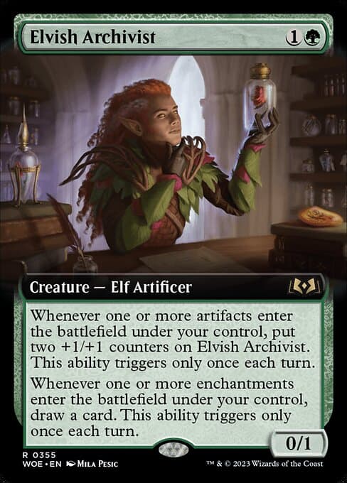 Elvish Archivist from Wilds of Eldraine (Rare)