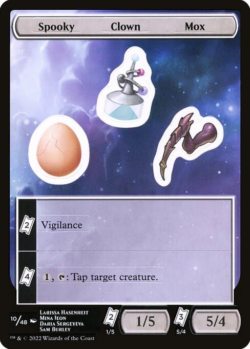 Spooky Clown Mox from Unfinity Sticker Sheets (Common)