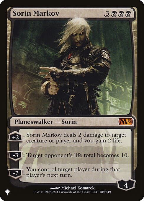 Sorin Markov from The List (Mythic)