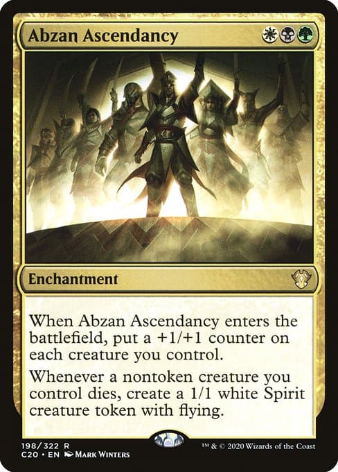 Abzan Ascendancy from Commander 2020 (Rare)