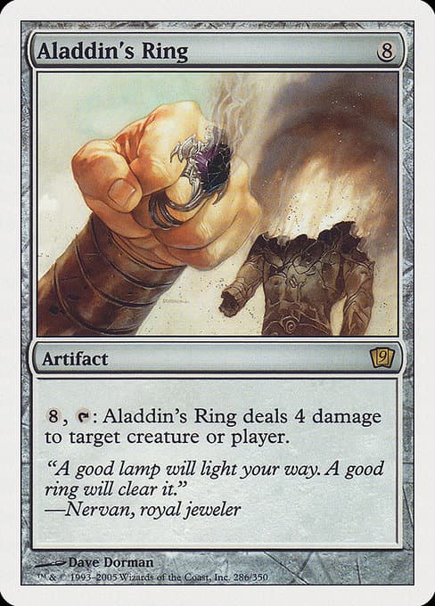Aladdin's Ring from Ninth Edition (Rare)