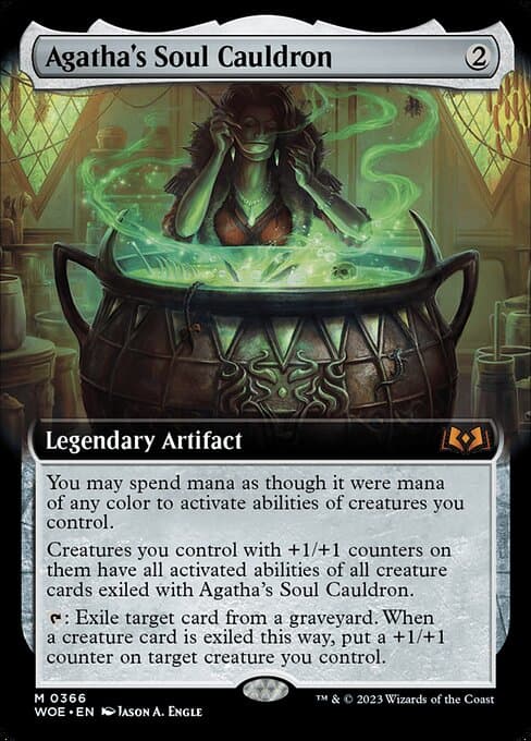 Agatha's Soul Cauldron from Wilds of Eldraine (Mythic)