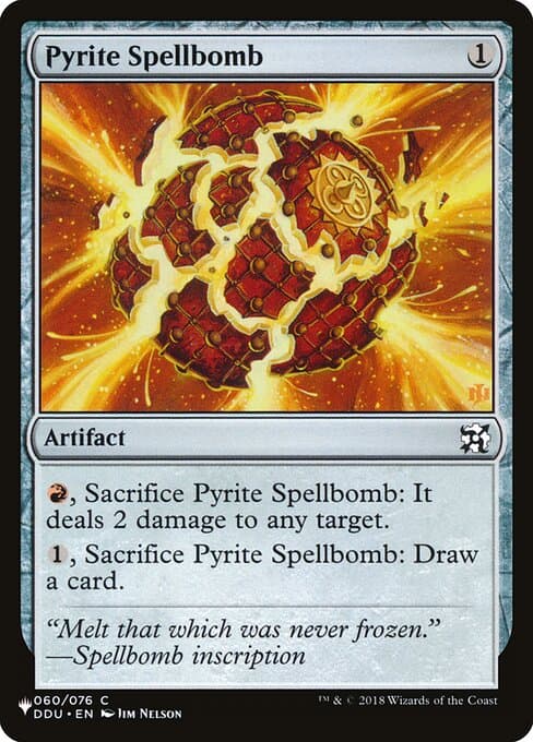 Pyrite Spellbomb from The List (Common)