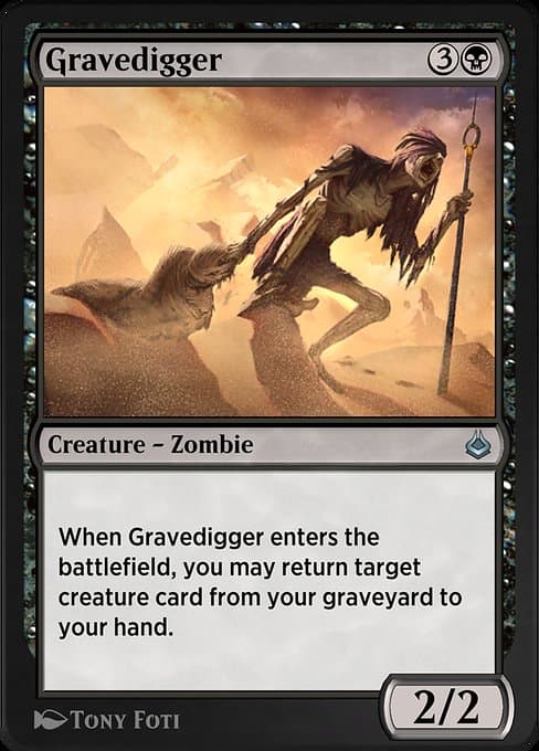 Gravedigger from Amonkhet Remastered (Uncommon)