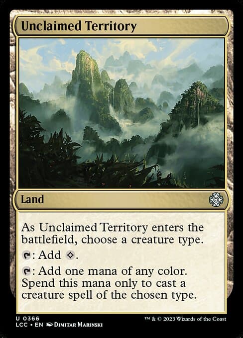 Unclaimed Territory from The Lost Caverns of Ixalan Commander (Uncommon)