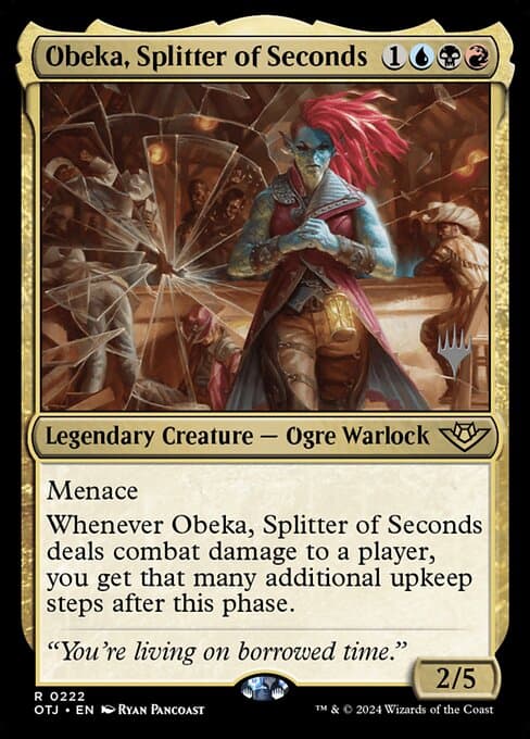 Obeka, Splitter of Seconds from Outlaws of Thunder Junction Promos (Rare)
