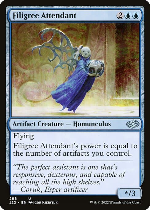 Filigree Attendant from Jumpstart 2022 (Uncommon)