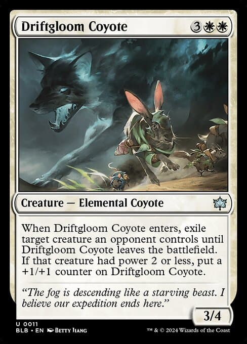 Driftgloom Coyote from Bloomburrow (Uncommon)