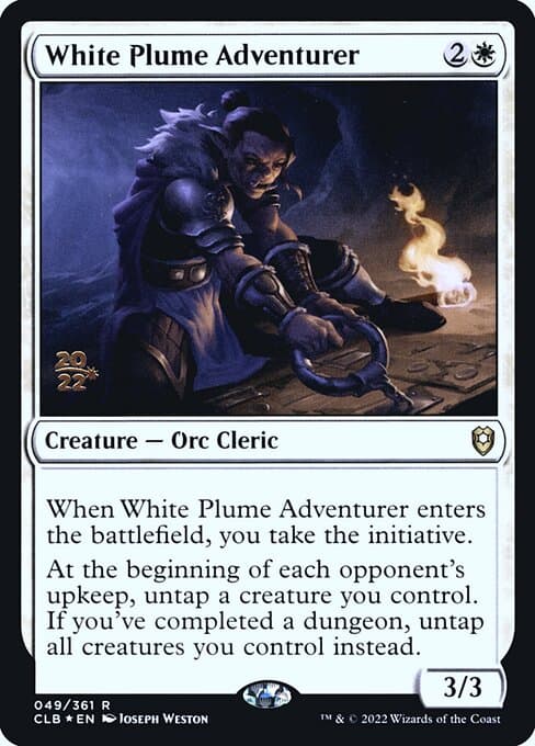 White Plume Adventurer from Battle for Baldur's Gate Promos (Rare)