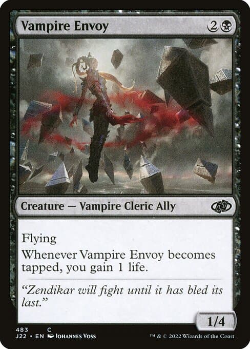 Vampire Envoy from Jumpstart 2022 (Common)