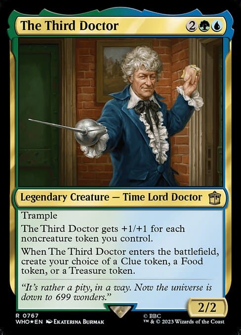 The Third Doctor from Doctor Who (Rare)