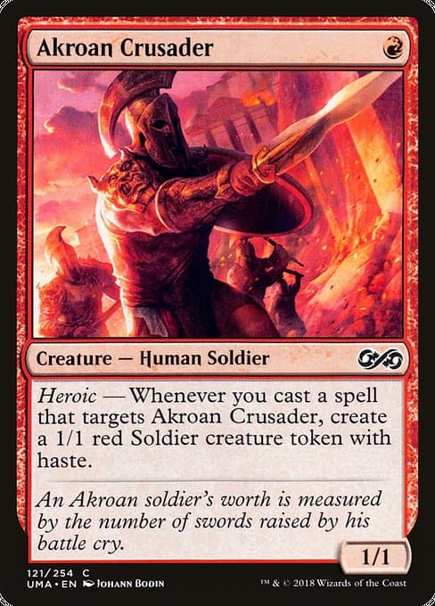 Akroan Crusader from Ultimate Masters (Common)