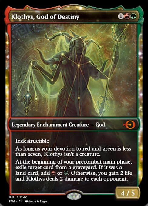 Klothys, God of Destiny from Magic Online Promos (Mythic)