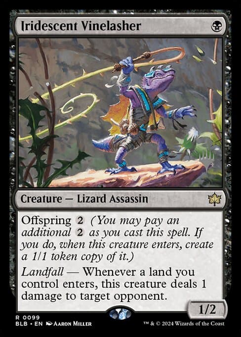 Iridescent Vinelasher from Bloomburrow Promos (Rare)