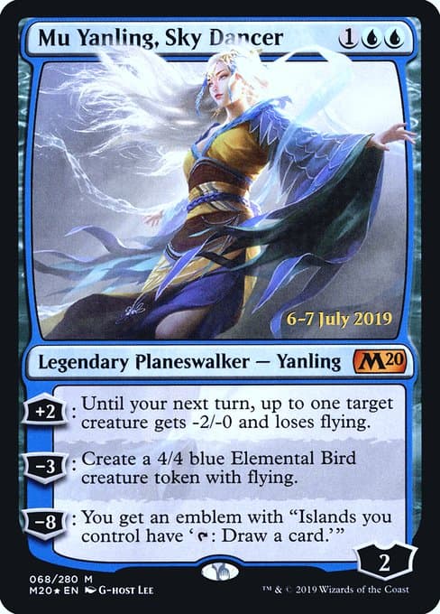 Mu Yanling, Sky Dancer from Core Set 2020 Promos (Mythic)