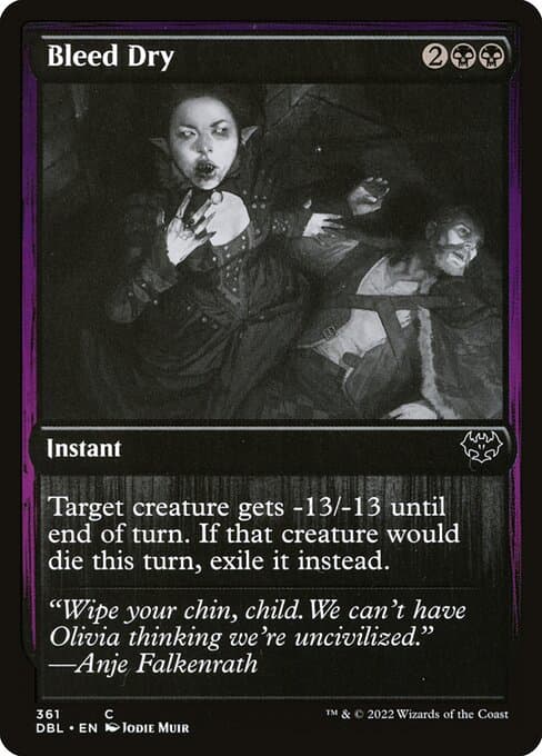 Bleed Dry from Innistrad: Double Feature (Common)