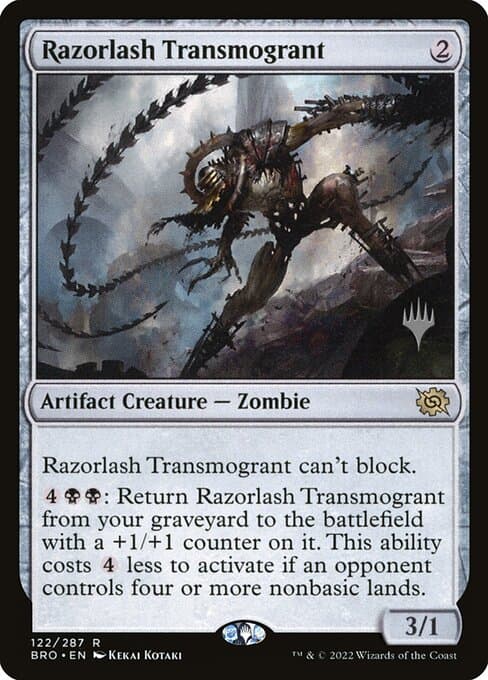 Razorlash Transmogrant from The Brothers' War Promos (Rare)