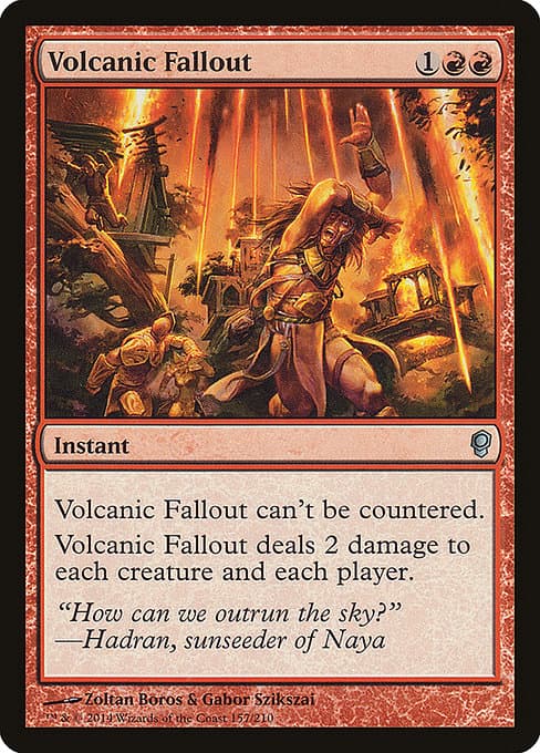 Volcanic Fallout from Conspiracy (Uncommon)