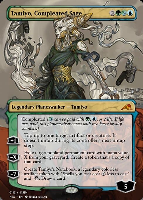 Tamiyo, Compleated Sage from Magic Online Promos (Mythic)