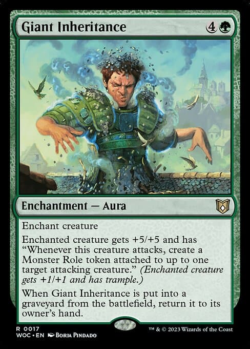 Giant Inheritance from Wilds of Eldraine Commander (Rare)