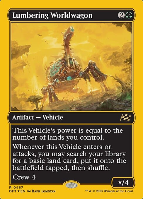 Lumbering Worldwagon from Aetherdrift (Rare)
