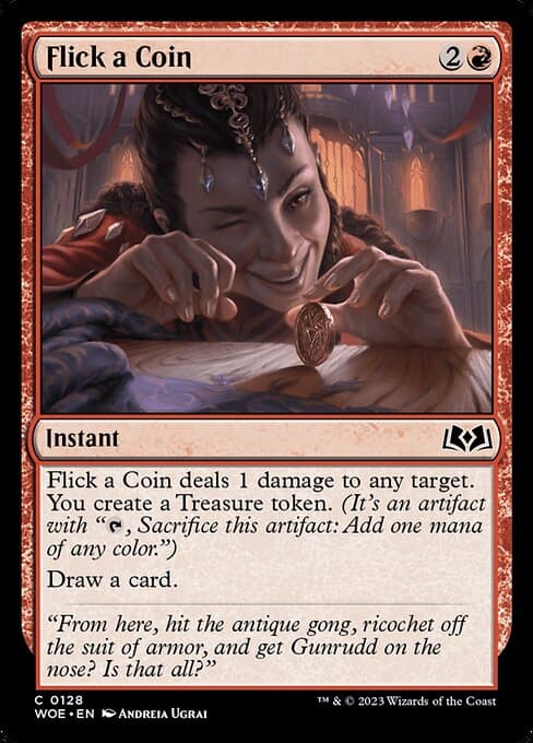 Flick a Coin from Wilds of Eldraine (Common)