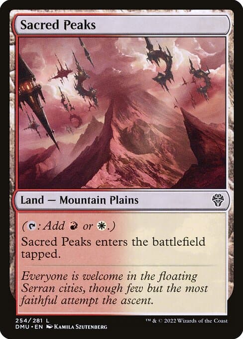 Sacred Peaks from Dominaria United (Common)