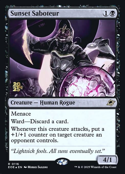 Sunset Saboteur from Edge of Eternities Promos (Rare)