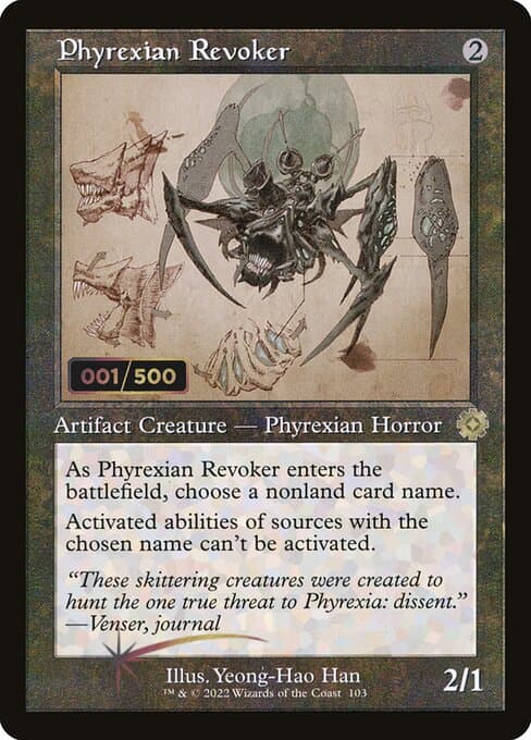 Phyrexian Revoker from The Brothers' War Retro Artifacts (Rare)