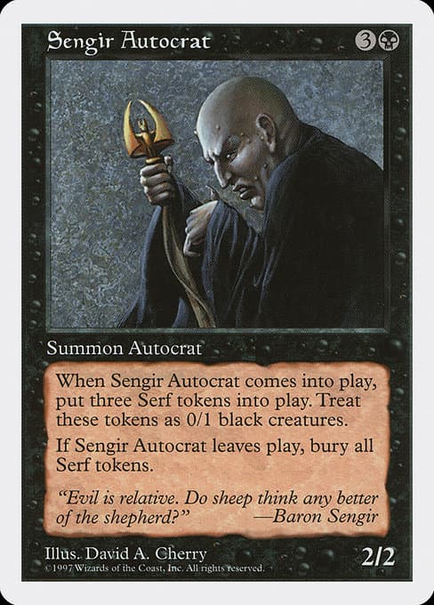 Sengir Autocrat from Fifth Edition (Rare)
