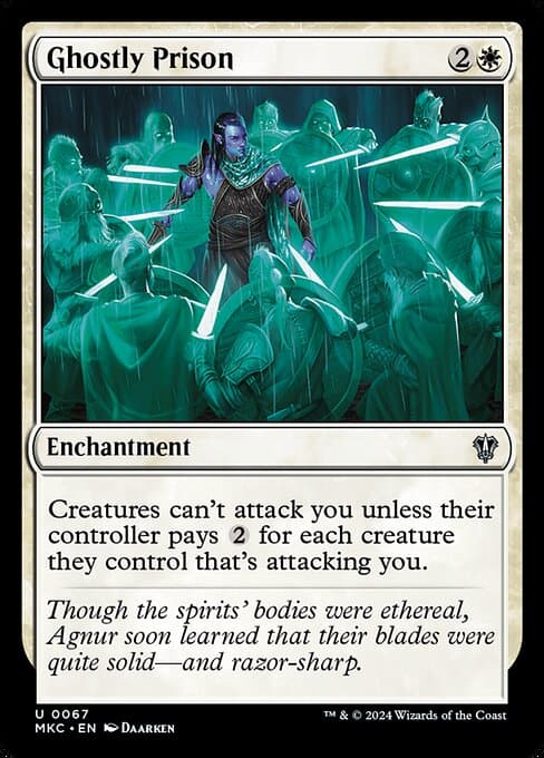 Ghostly Prison from Murders at Karlov Manor Commander (Uncommon)