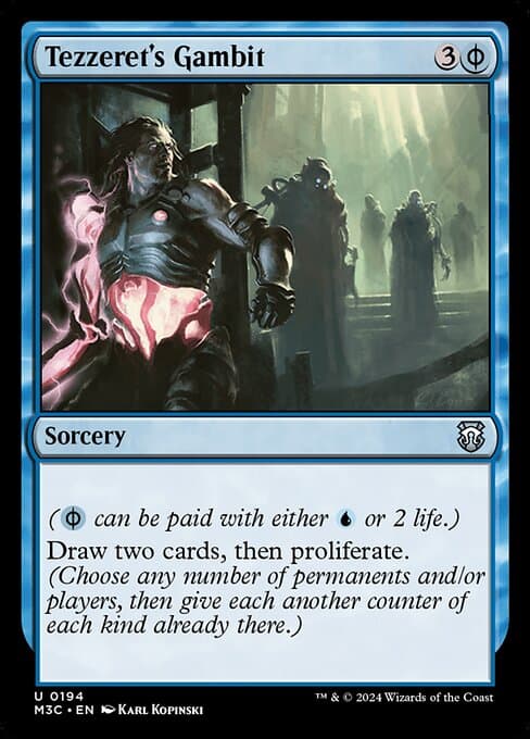 Tezzeret's Gambit from Modern Horizons 3 Commander (Uncommon)