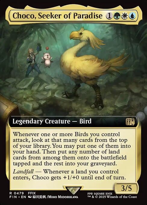 Choco, Seeker of Paradise from Final Fantasy (Rare)