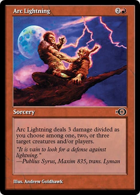 Arc Lightning from Magic Online Promos (Common)