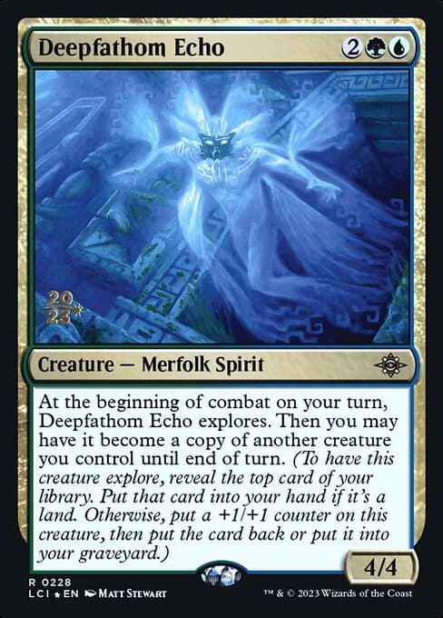 Deepfathom Echo from The Lost Caverns of Ixalan Promos (Rare)