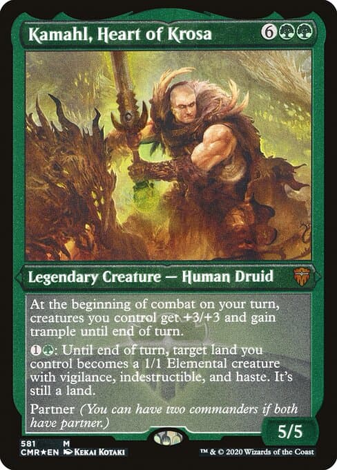 Kamahl, Heart of Krosa from Commander Legends (Mythic)