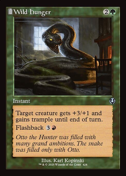 Wild Hunger from Innistrad Remastered (Uncommon)