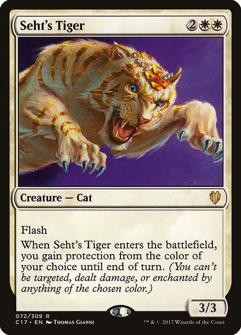 Seht's Tiger from Commander 2017 (Rare)