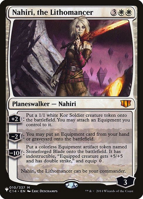 Nahiri, the Lithomancer from The List (Mythic)