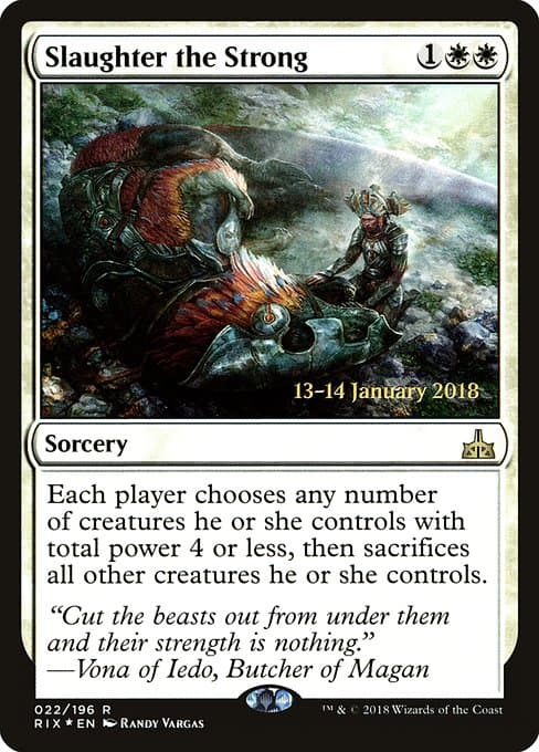Slaughter the Strong (Rare)