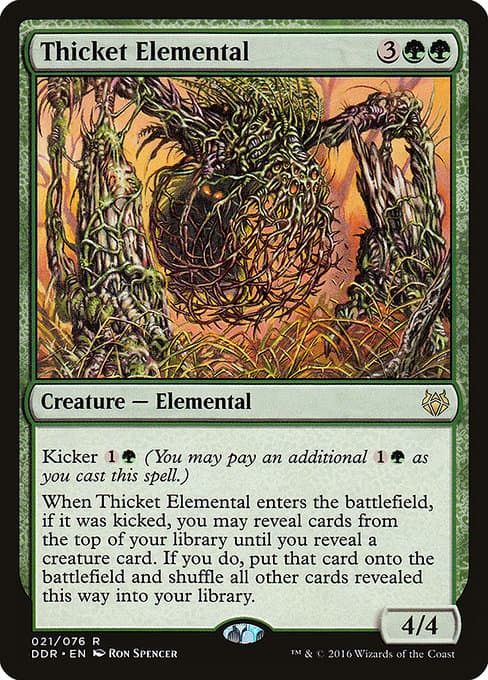 Thicket Elemental from Duel Decks: Nissa vs. Ob Nixilis (Rare)