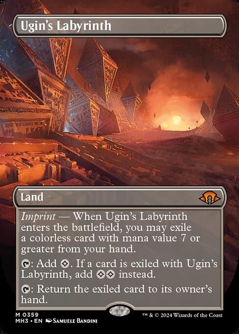 Ugin's Labyrinth from Modern Horizons 3 (Mythic)