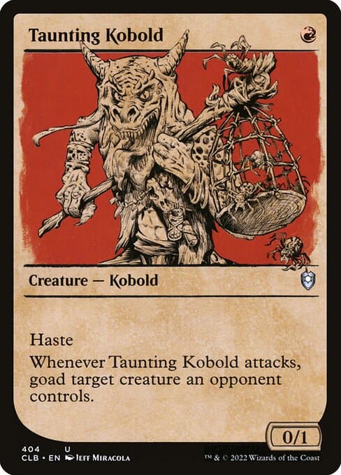 Taunting Kobold from Commander Legends: Battle for Baldur's Gate (Uncommon)