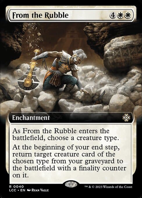 From the Rubble from The Lost Caverns of Ixalan Commander (Rare)