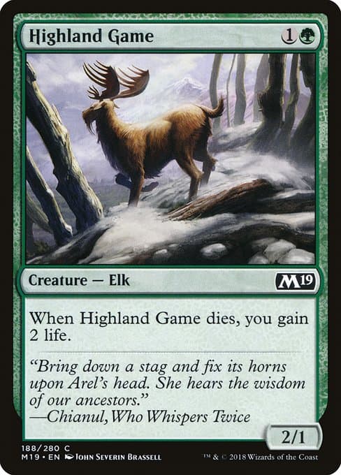 Highland Game from Core Set 2019 (Common)