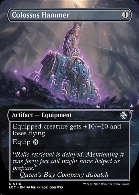 Colossus Hammer from The Lost Caverns of Ixalan Commander (Uncommon)
