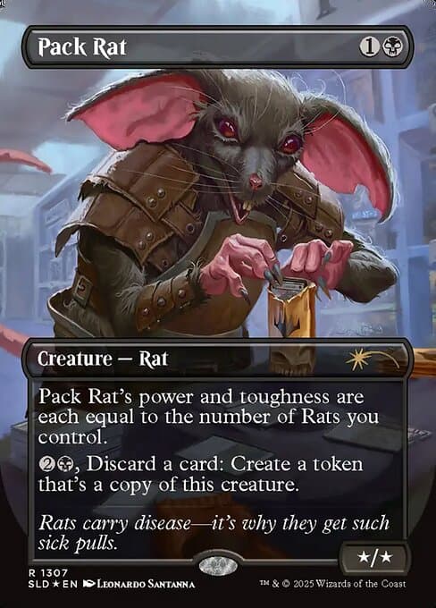 Pack Rat from Secret Lair Drop (Rare)