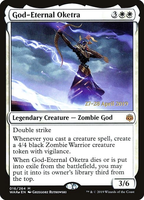 God-Eternal Oketra from War of the Spark Promos (Mythic)