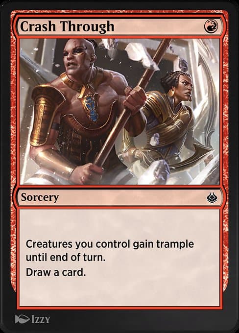 Crash Through from Amonkhet Remastered (Common)