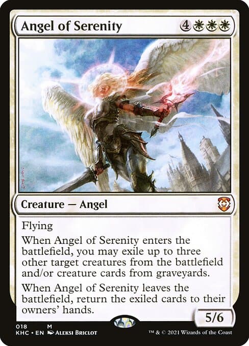 Angel of Serenity from Kaldheim Commander (Mythic)